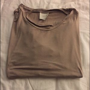 Mason Tops - Mason By Michelle Mason Slashed Neck Tee Mason Tops - Mason By Michelle Mason Slashed Neck Tee